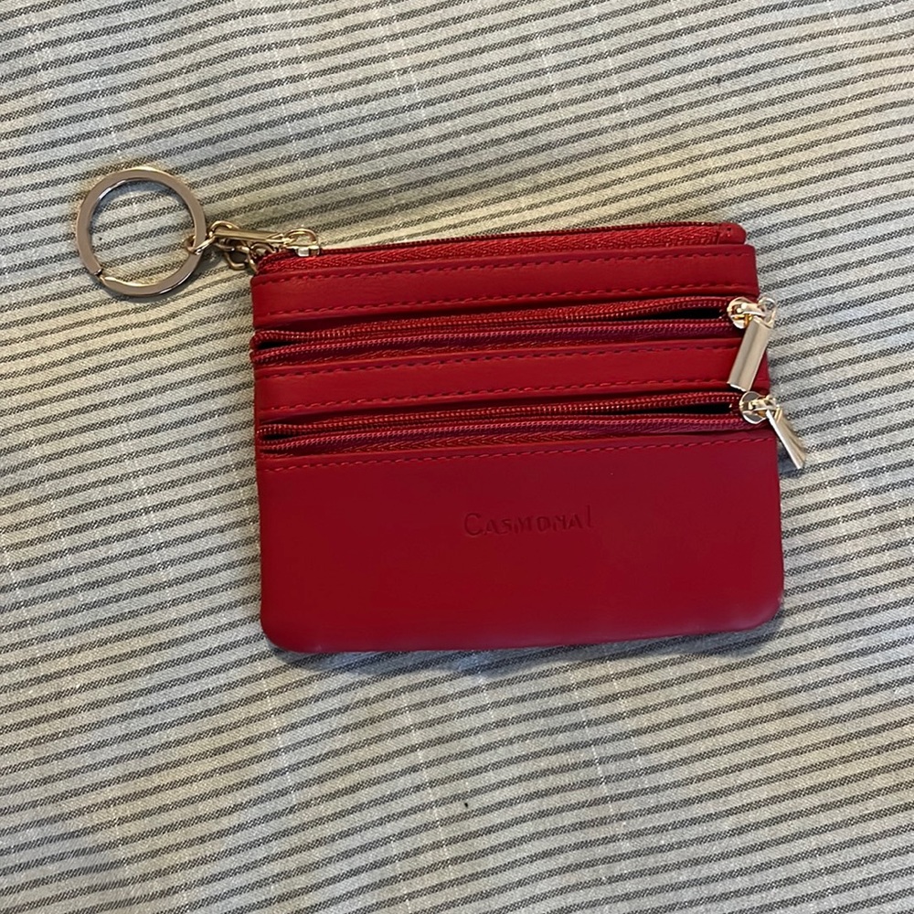 FREE W/ PURCHASE: Red Coin purse/wallet